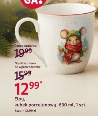 Kubek porcelanowy promocja w Rossmann