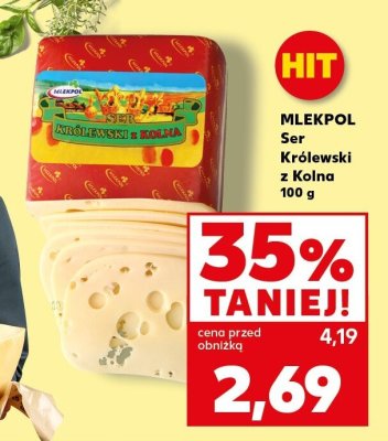 Ser królewski z Kolna 100 g promocja w Kaufland