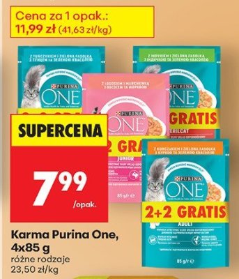 Karma dla kota różne rodzaje promocja w Biedronka