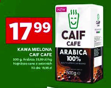 Kawa CAIF CAFE ARABICA promocja