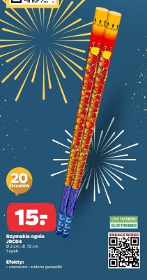 Rzymskie ognie JRC04 promocja w Netto