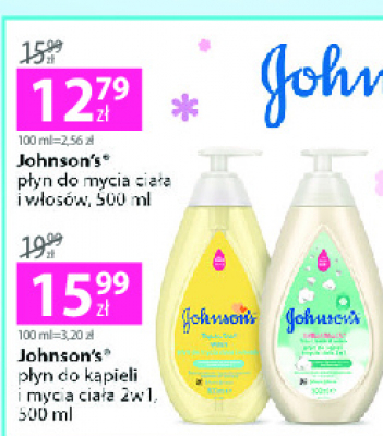 Płyn do kąpieli i mycia 2w1 cotton touch Johnson's baby promocja