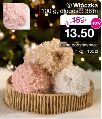Włóczka 100g, długość: 38m promocja w Woolworth