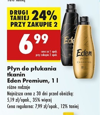 Płyn do płukania elegant Eden perfume promocja w Biedronka