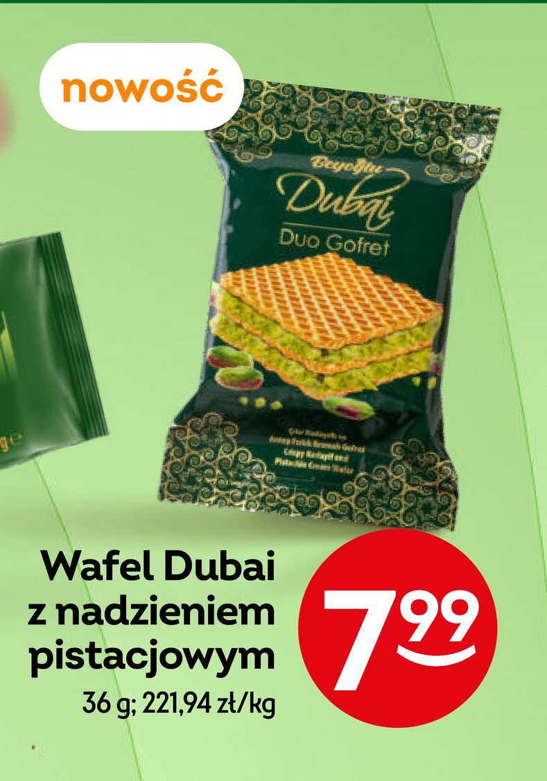 Wafel dubai Beyoglu promocja w Żabka