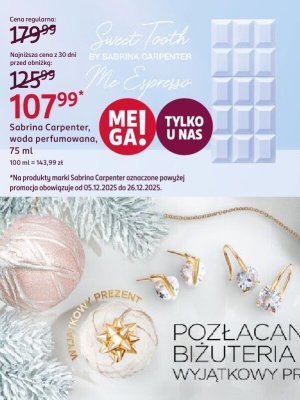 Woda perfumowana Sabrina Carpenter, 75 ml promocja w Rossmann