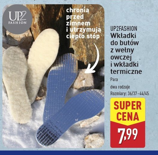 Wkładki żelowe 44/45 Up2fashion promocja