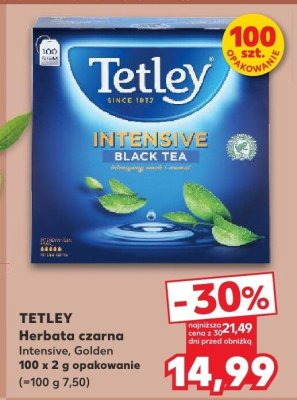 Herbata czarna Intensive, Golden 100 x 2 g  promocja w Kaufland