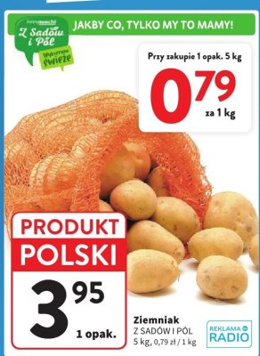 Ziemniak Z SADÓW I PÓL promocja w Intermarche