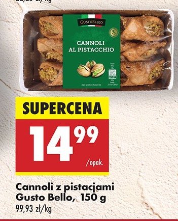 Cannoli z pistacją Gustobello promocja