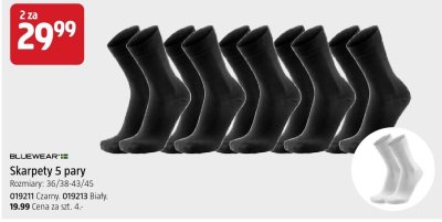 Skarpety 5 pary promocja w Jula