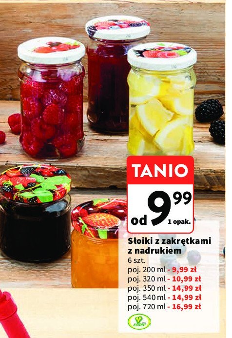 Komplet słoików z zakrętkami 320 ml promocja