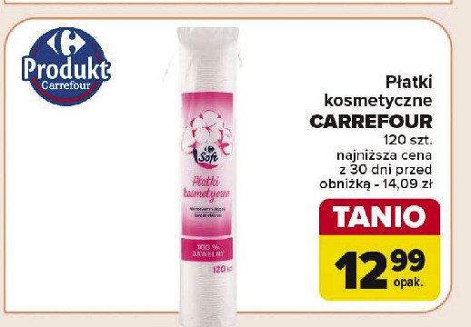 Płatki kosmetyczne Carrefour promocja