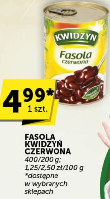 Fasola czerwona Kwidzyn promocja w Euro Sklep