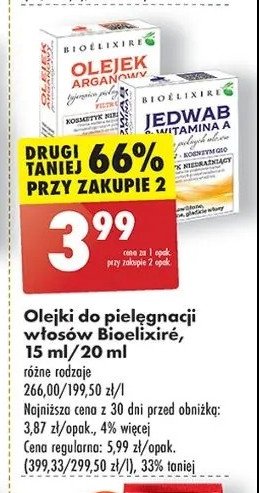 Jedwab z witaminą a Bioelixire promocja