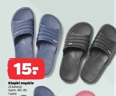 Klapki męskie promocja w Netto