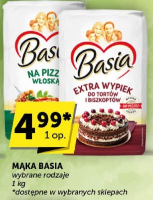 Mąka Basia na pizzę włoską 1kg promocja w Groszek
