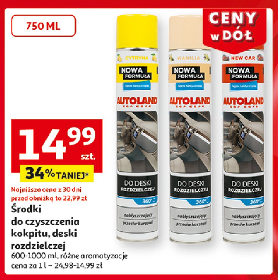 Preparat do deski rozdzielczej new car Autoland promocja w Auchan