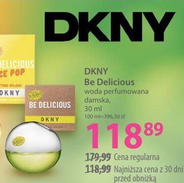 Woda perfumowana damska Be Delicious  promocja w Hebe