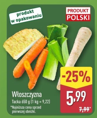 Włoszczyzna promocja w Aldi