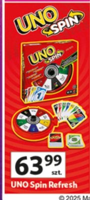 Gra UNO Spin Refresh promocja w Auchan