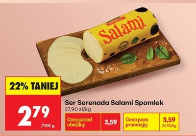 Ser Serenada Salami  promocja w Biedronka