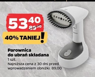 Parownica do ubrań składana promocja w Netto