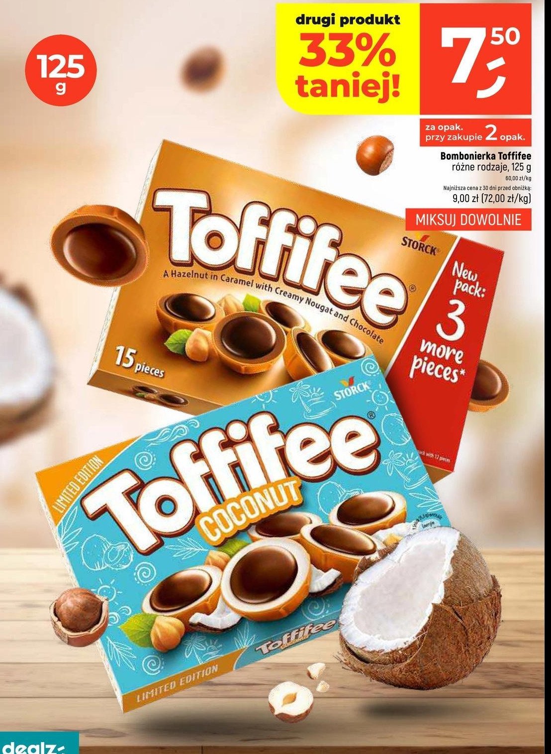 Bombonierka coconut Toffifee promocja