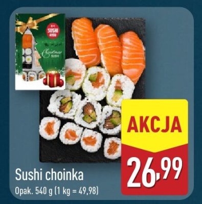 Sushi choinka promocja w Aldi