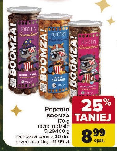 Popcorn choco magic Boomza! promocja w Carrefour Market