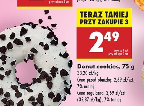 Donut cookies promocja