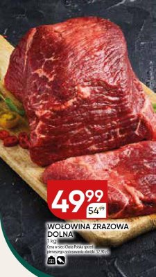 Wołowina zrazowa dolna promocja w Chata Polska