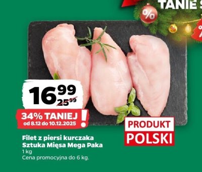 Filet z piersi kurczaka Sztuka Mięsa Mega Paka promocja w Netto