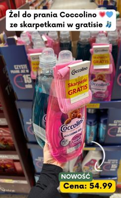 Żel do prania ze skarpetkami gratis promocja w Kaufland