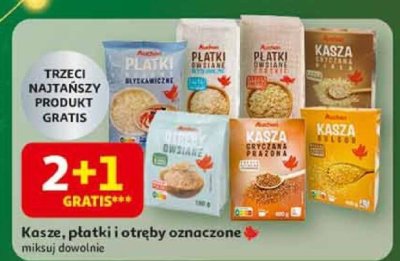 Kasze, płatki i otręby oznaczone miksuj dowolnie promocja w Auchan