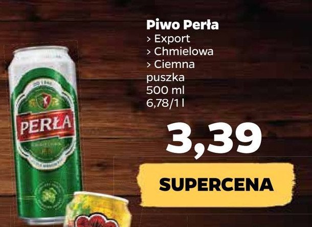 Piwo PERŁA CZARNA EXTRA STRONG Perła promocja