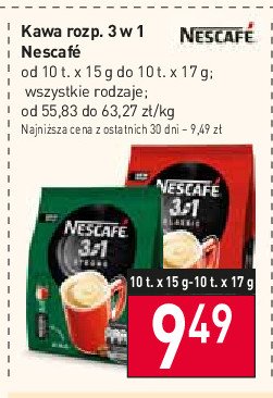 Kawa Nescafe 3in1 strong promocja