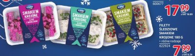 Filety śledziowe smakiem krojone Lisner 180 g promocja w Selgros