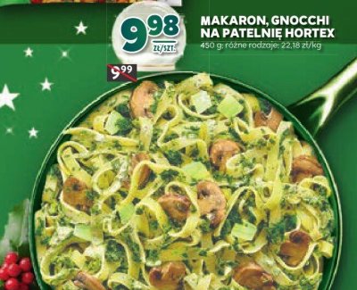 Makaron gnocchi na patelnię Hortex różne rodzaje promocja w Stokrotka