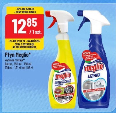 Płyn Meglio promocja w POLOmarket