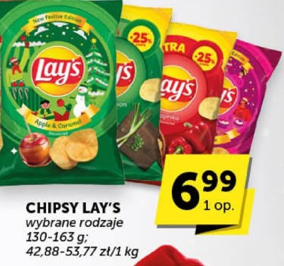 Chipsy Lay's wybrane rodzaje promocja w ABC