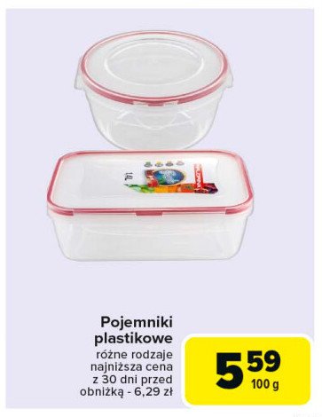 Pojemniki plastikowe promocja