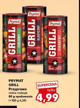 Przyprawa pikantna Prymat grill promocja