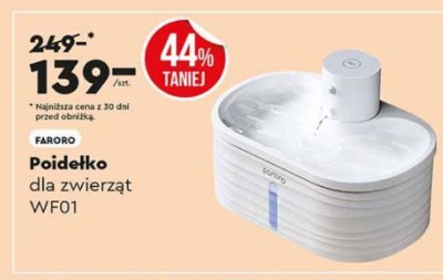 Poidełko dla zwierząt WF01 FARORO promocja w Biedronka