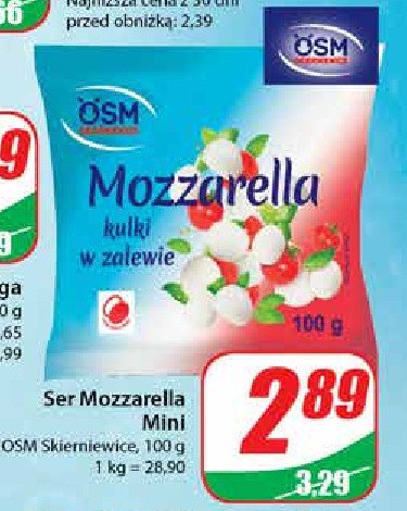 Mozzarella w zalewie Osm skierniewice promocja