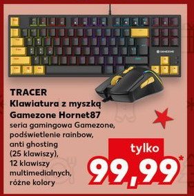 Klawiatura + mysz hornet 87 Tracer promocja w Kaufland