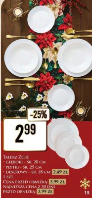 Talerz Zelie - głęboki 20 cm promocja w Dino