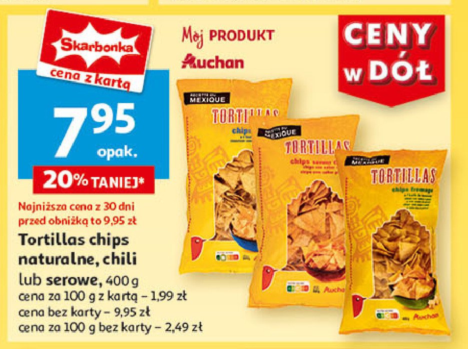 Naczosy chilli Auchan promocja