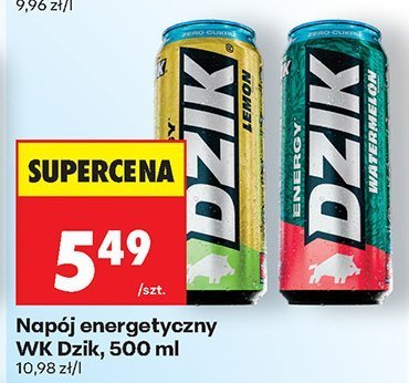 Napój energetyczny WK Dzik promocja w Biedronka