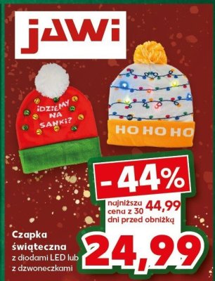 Czapka świąteczna  promocja w Kaufland